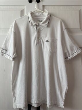 Authentic Men’s  Vintage Disney Cruise Line (DCL) Polo Shirt Size Large ⚓️